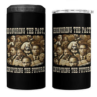 Honoring The Past Inspiring The Future 4 in 1 Can Cooler Tumbler Black History Month - Wonder Print Shop