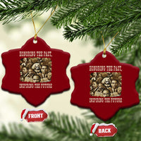 Honoring The Past Inspiring The Future Ceramic Ornament Black History Month - Wonder Print Shop