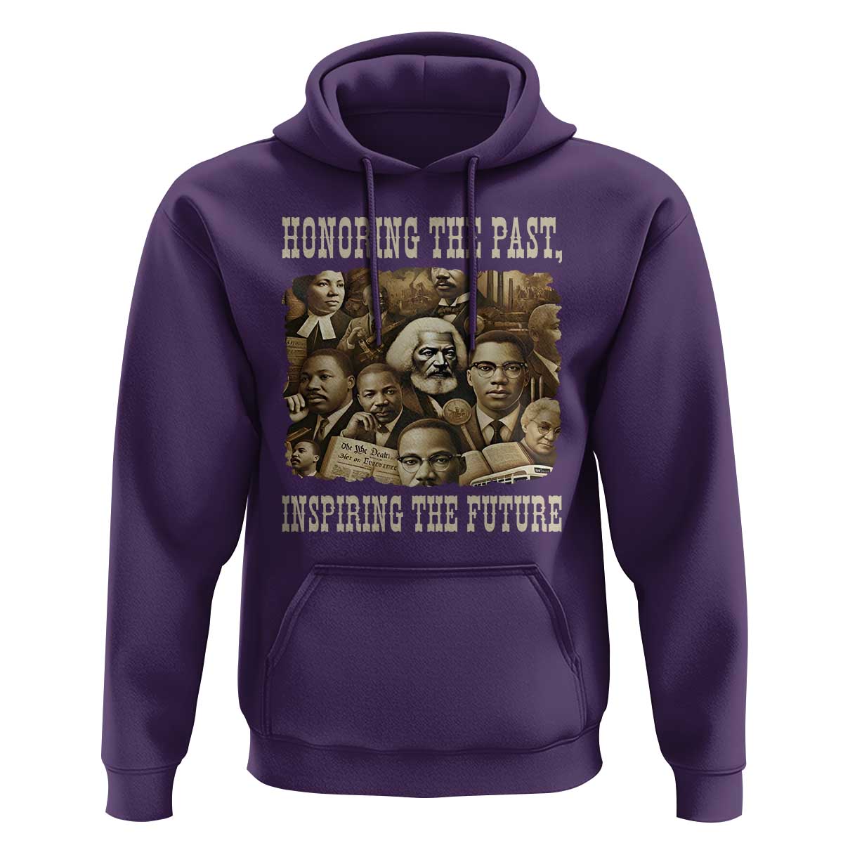 Honoring The Past Inspiring The Future Hoodie Black History Month - Wonder Print Shop