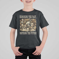 Honoring The Past Inspiring The Future T Shirt For Kid Black History Month - Wonder Print Shop