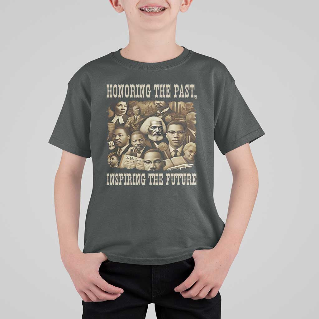 Honoring The Past Inspiring The Future T Shirt For Kid Black History Month - Wonder Print Shop