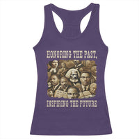 Honoring The Past Inspiring The Future Racerback Tank Top Black History Month - Wonder Print Shop
