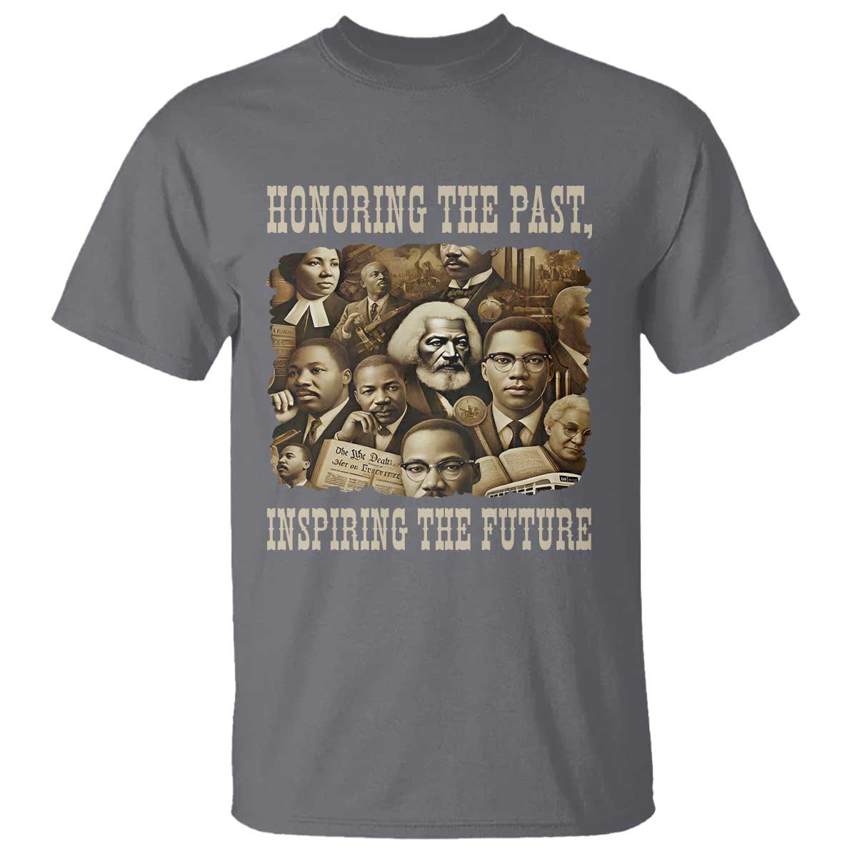 Honoring The Past Inspiring The Future T Shirt Black History Month - Wonder Print Shop