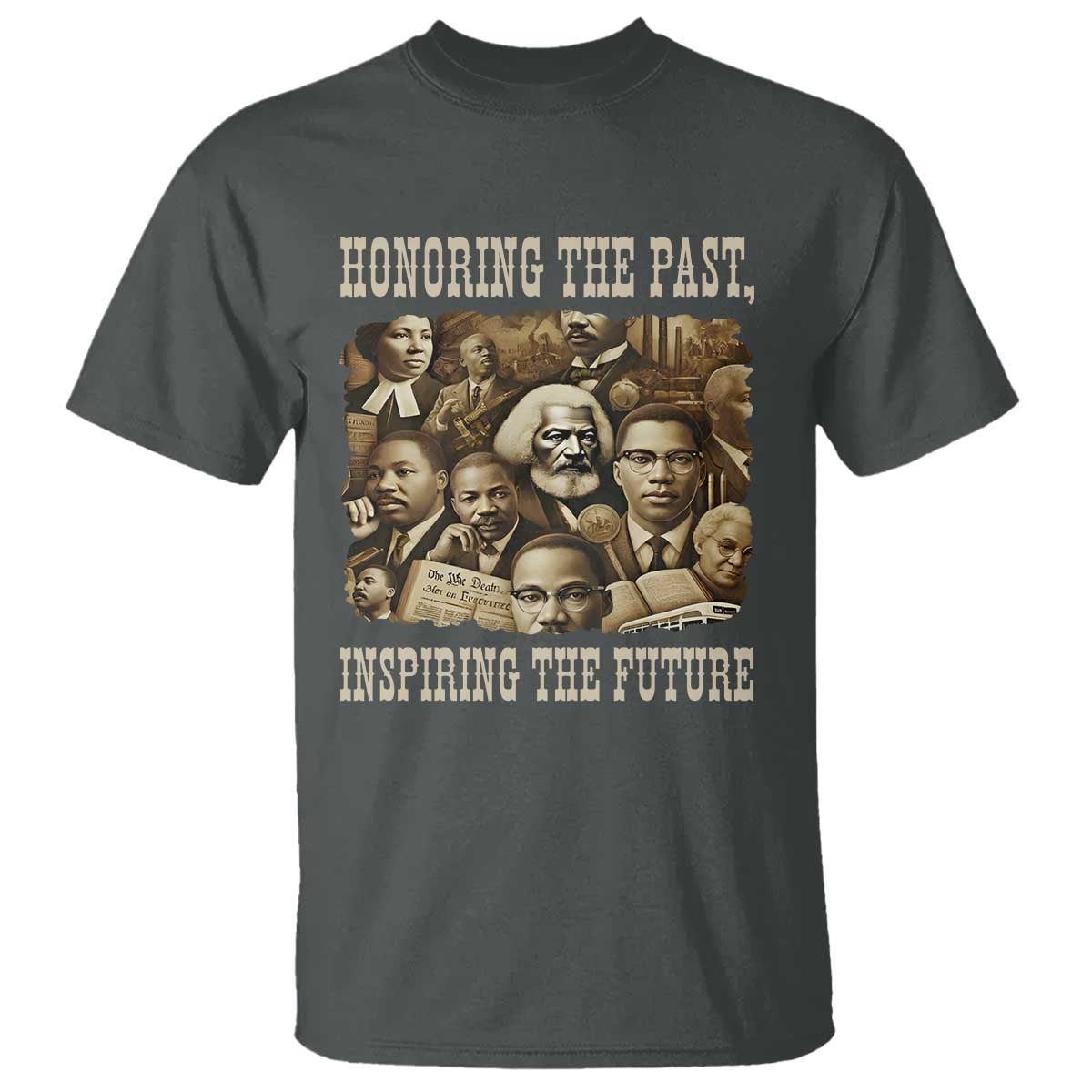 Honoring The Past Inspiring The Future T Shirt Black History Month - Wonder Print Shop