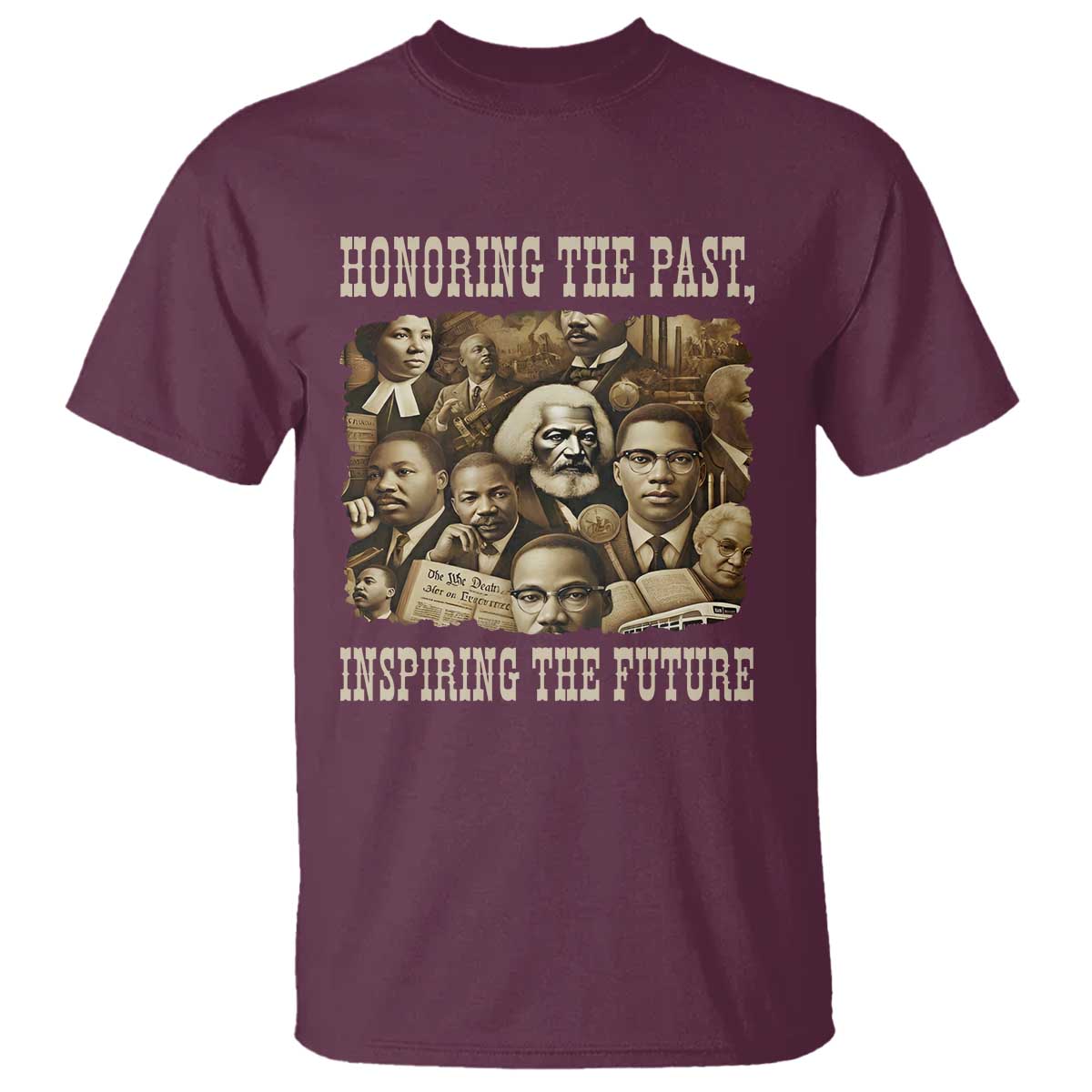 Honoring The Past Inspiring The Future T Shirt Black History Month - Wonder Print Shop