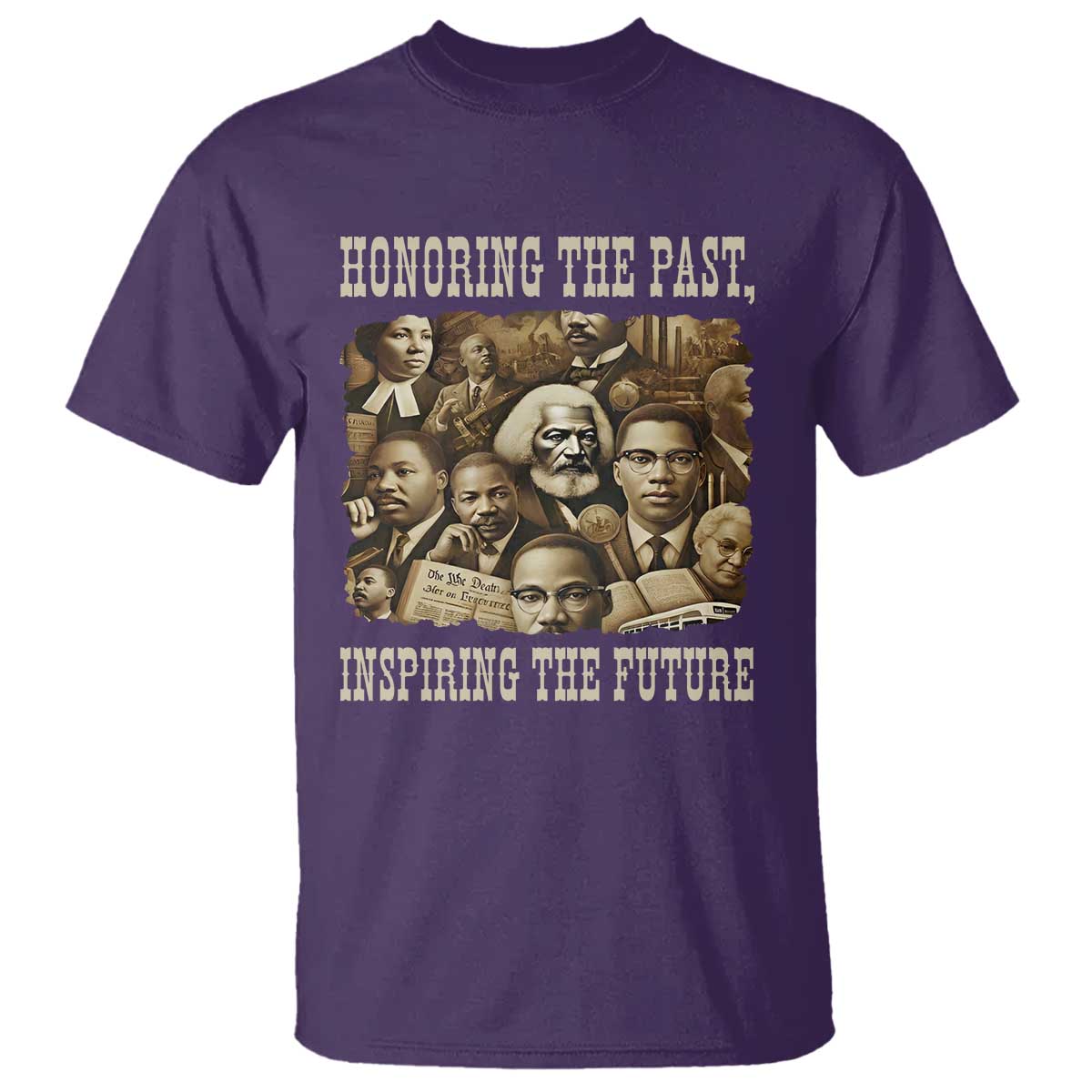 Honoring The Past Inspiring The Future T Shirt Black History Month - Wonder Print Shop