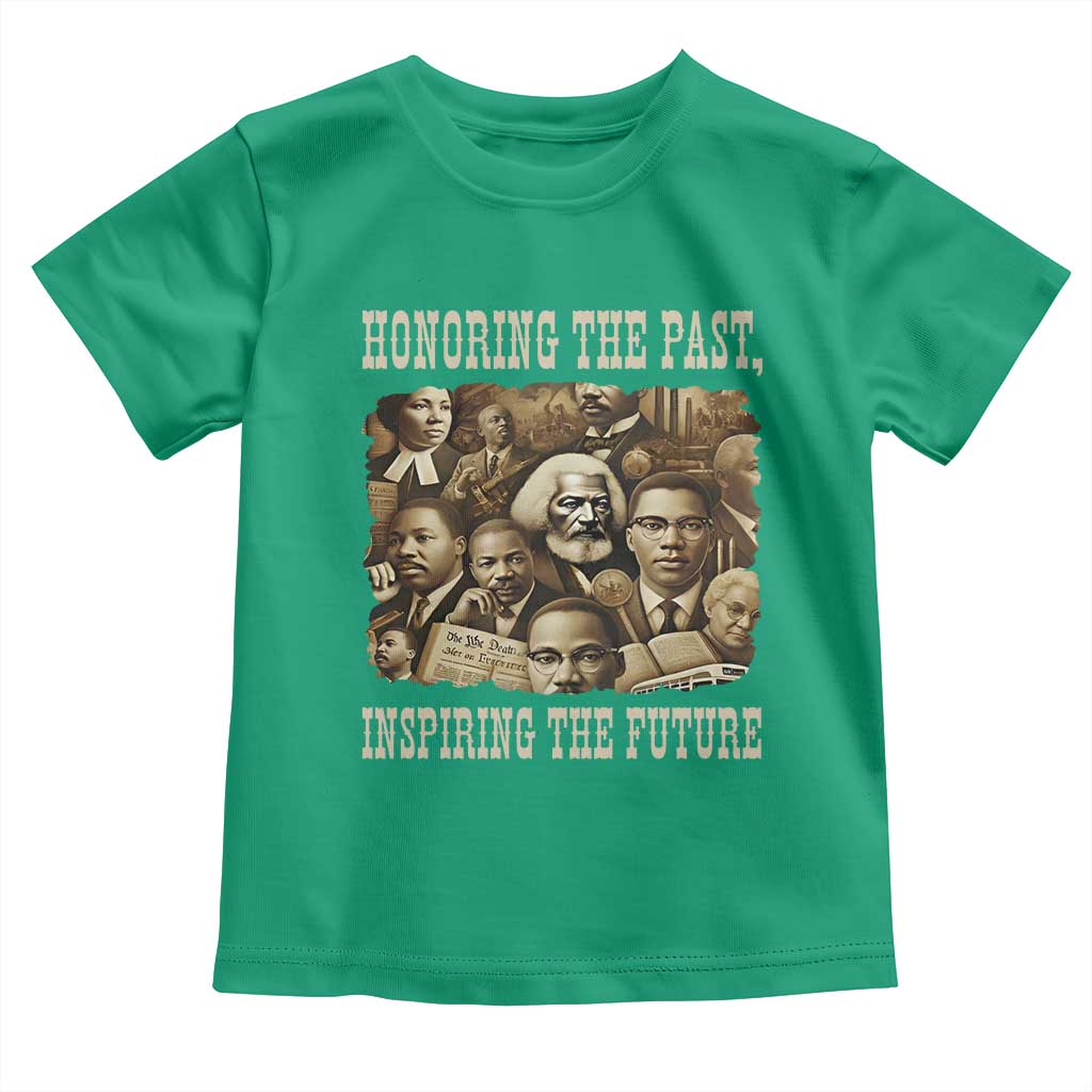 Honoring The Past Inspiring The Future Toddler T Shirt Black History Month - Wonder Print Shop