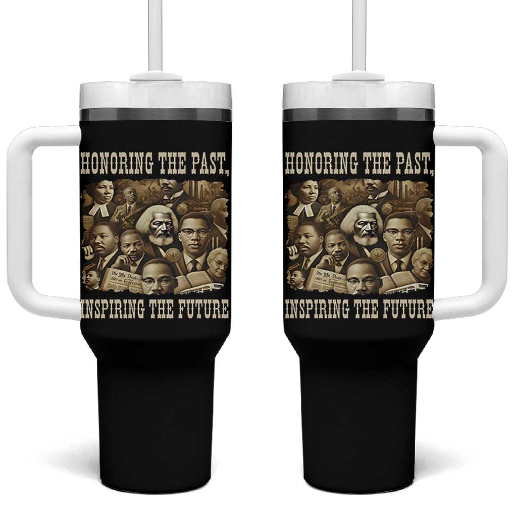 Honoring The Past Inspiring The Future Tumbler With Handle Black History Month - Wonder Print Shop