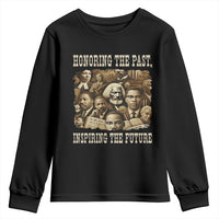 Honoring The Past Inspiring The Future Youth Sweatshirt Black History Month - Wonder Print Shop