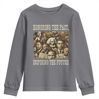 Honoring The Past Inspiring The Future Youth Sweatshirt Black History Month - Wonder Print Shop