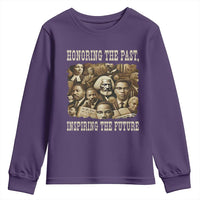 Honoring The Past Inspiring The Future Youth Sweatshirt Black History Month - Wonder Print Shop