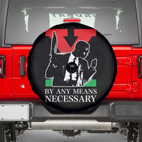 Malcolm X Spare Tire Cover By Any Means Necessary - Wonder Print Shop