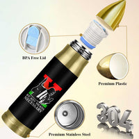 Malcolm X Bullet Tumbler By Any Means Necessary - Wonder Print Shop