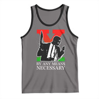 Malcolm X Tank Top By Any Means Necessary - Wonder Print Shop