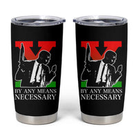 Malcolm X Tumbler Cup By Any Means Necessary - Wonder Print Shop