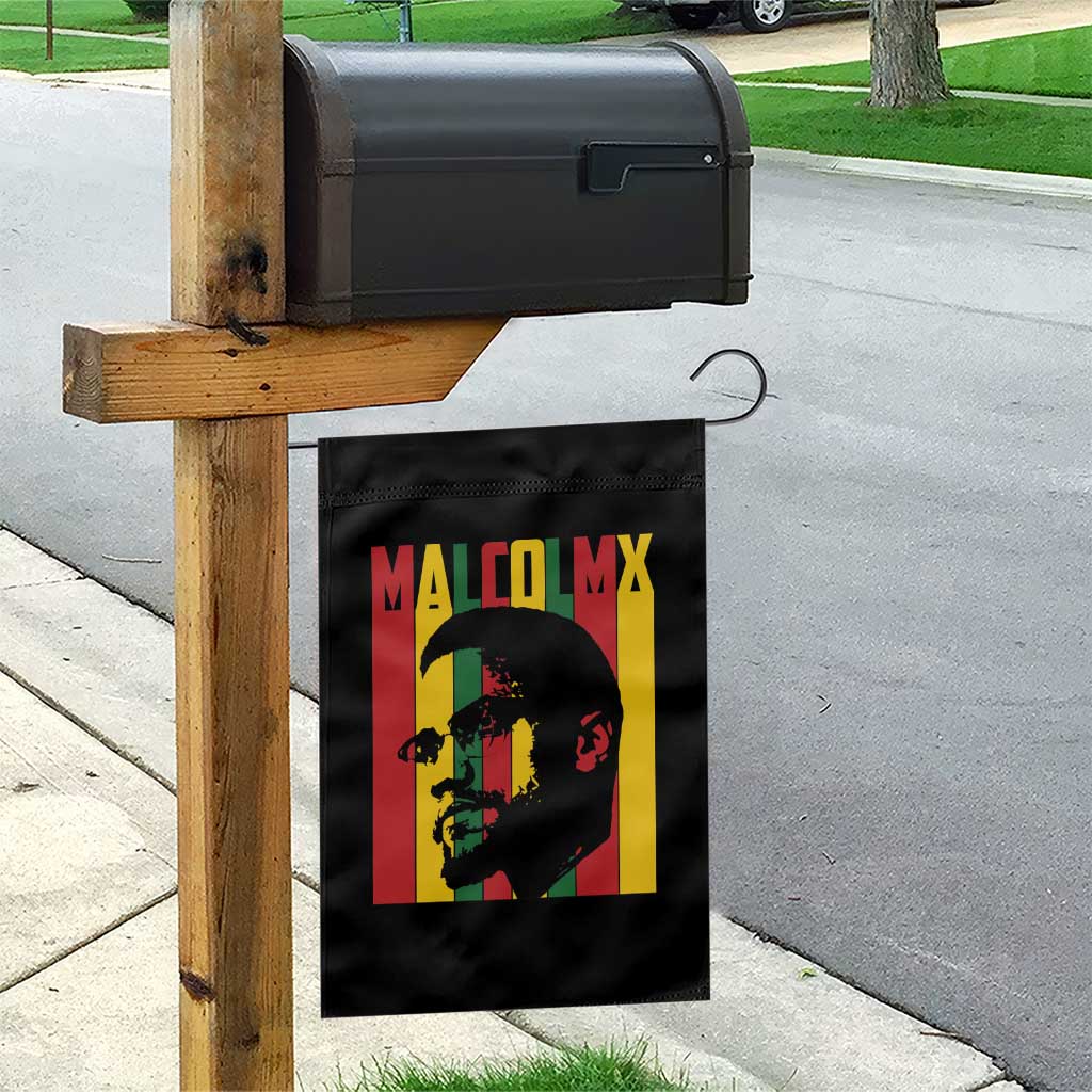 Malcolm X Garden Flag Pan African Flag Black History - Wonder Print Shop