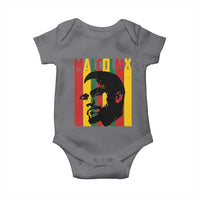 Malcolm X Baby Onesie Pan African Flag Black History - Wonder Print Shop