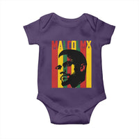 Malcolm X Baby Onesie Pan African Flag Black History - Wonder Print Shop
