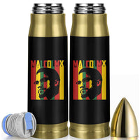 Malcolm X Bullet Tumbler Pan African Flag Black History - Wonder Print Shop