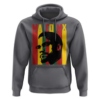 Malcolm X Hoodie Pan African Flag Black History - Wonder Print Shop
