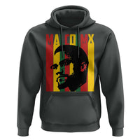 Malcolm X Hoodie Pan African Flag Black History - Wonder Print Shop