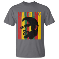 Malcolm X T Shirt Pan African Flag Black History - Wonder Print Shop