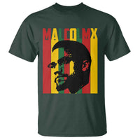 Malcolm X T Shirt Pan African Flag Black History - Wonder Print Shop
