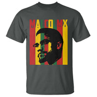 Malcolm X T Shirt Pan African Flag Black History - Wonder Print Shop