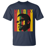 Malcolm X T Shirt Pan African Flag Black History - Wonder Print Shop