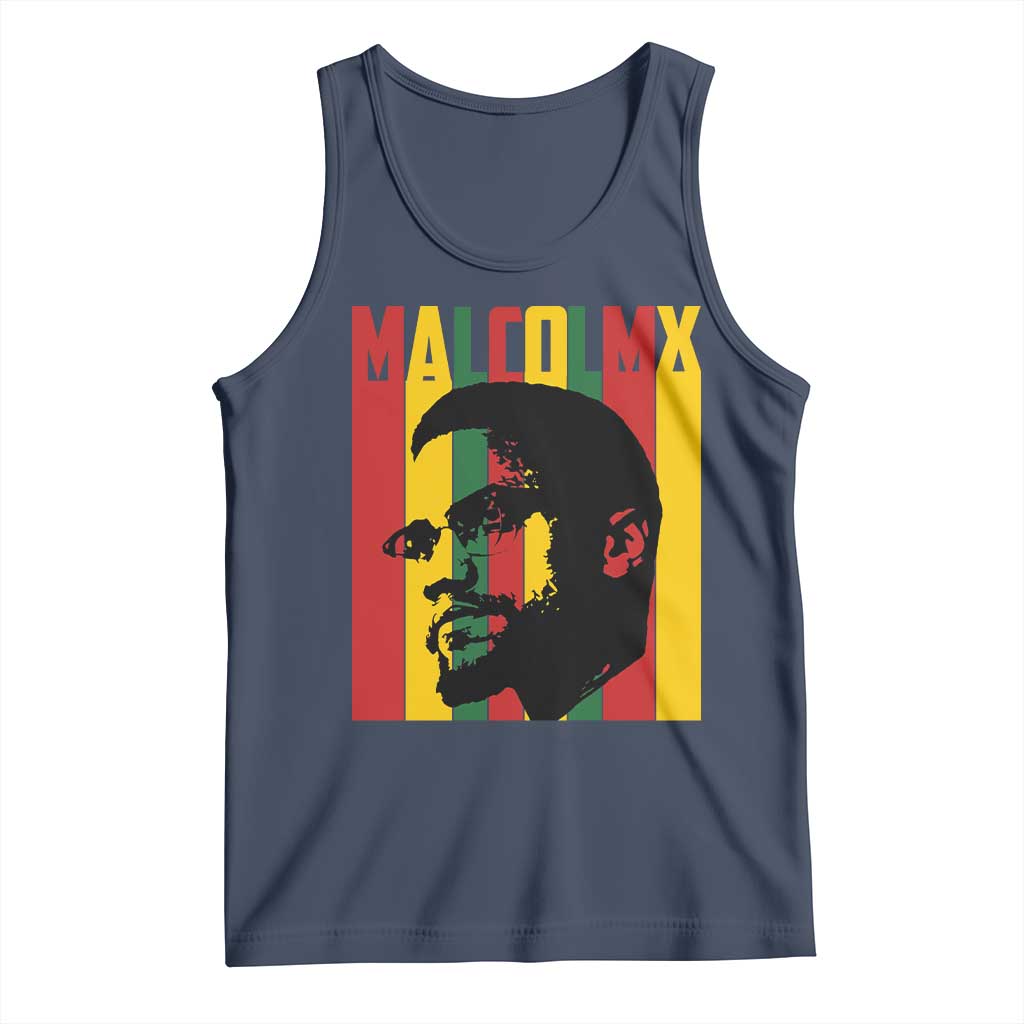 Malcolm X Tank Top Pan African Flag Black History - Wonder Print Shop