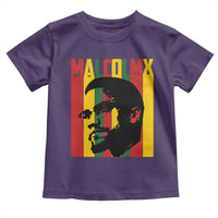 Malcolm X Toddler T Shirt Pan African Flag Black History - Wonder Print Shop