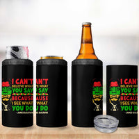 James Baldwin 4 in 1 Can Cooler Tumbler I Can't Believe What You Say Because I See What You Do - Wonder Print Shop