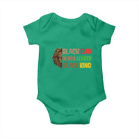 Black Affrican Melanin Baby Onesie Lion Father Day Dad Leader Black King - Wonder Print Shop