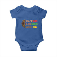 Black Affrican Melanin Baby Onesie Lion Father Day Dad Leader Black King - Wonder Print Shop