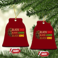 Black Affrican Melanin Ceramic Ornament Lion Father Day Dad Leader Black King - Wonder Print Shop