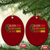 Black Affrican Melanin Ceramic Ornament Lion Father Day Dad Leader Black King - Wonder Print Shop