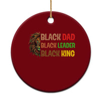 Black Affrican Melanin Ceramic Ornament Lion Father Day Dad Leader Black King - Wonder Print Shop