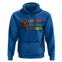 Black Affrican Melanin Hoodie Lion Father Day Dad Leader Black King - Wonder Print Shop