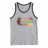 Black Affrican Melanin Tank Top Lion Father Day Dad Leader Black King - Wonder Print Shop