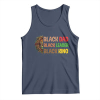 Black Affrican Melanin Tank Top Lion Father Day Dad Leader Black King - Wonder Print Shop