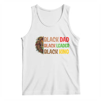 Black Affrican Melanin Tank Top Lion Father Day Dad Leader Black King - Wonder Print Shop