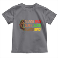 Black Affrican Melanin Toddler T Shirt Lion Father Day Dad Leader Black King - Wonder Print Shop