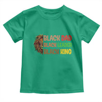 Black Affrican Melanin Toddler T Shirt Lion Father Day Dad Leader Black King - Wonder Print Shop