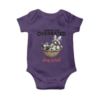 Funny Easter Raccoon Bunny Baby Onesie Bunnies Are Overrated Stay Feral
