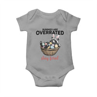 Funny Easter Raccoon Bunny Baby Onesie Bunnies Are Overrated Stay Feral