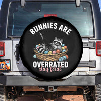 Funny Easter Raccoon Meme Spare Tire Cover Bunnies Are Overrated Stay Feral