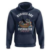 Funny Easter Raccoon Meme Hoodie Bunnies Are Overrated Stay Feral