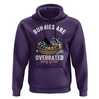 Funny Easter Raccoon Meme Hoodie Bunnies Are Overrated Stay Feral