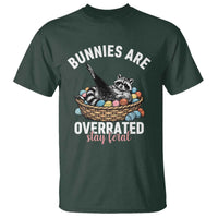 Funny Easter Raccoon Meme T Shirt Bunnies Are Overrated Stay Feral