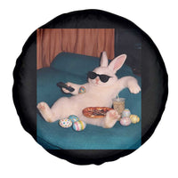 Easter Bunny Iced Coffee Spare Tire Cover Funny Animal Meme